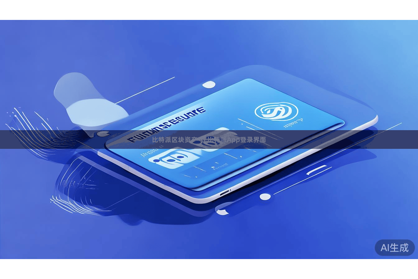 比特派区块资产  在比特派App登录界面