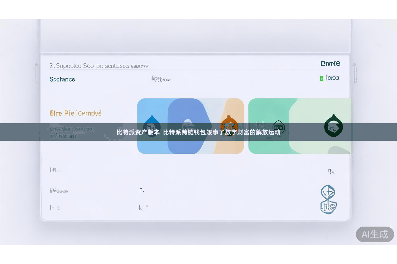 比特派资产版本  比特派跨链钱包竣事了数字财富的解放运动