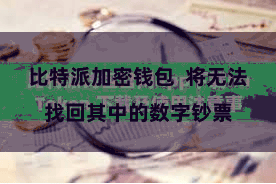 比特派加密钱包  将无法找回其中的数字钞票